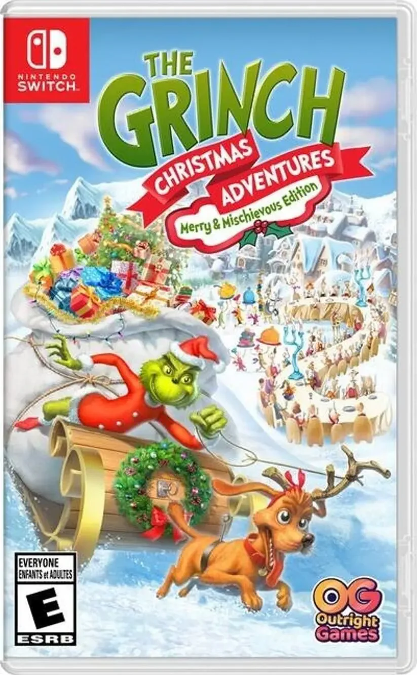 NEW Nintendo Switch The Grinch Christmas Adventures Merry & Mischievous Edition